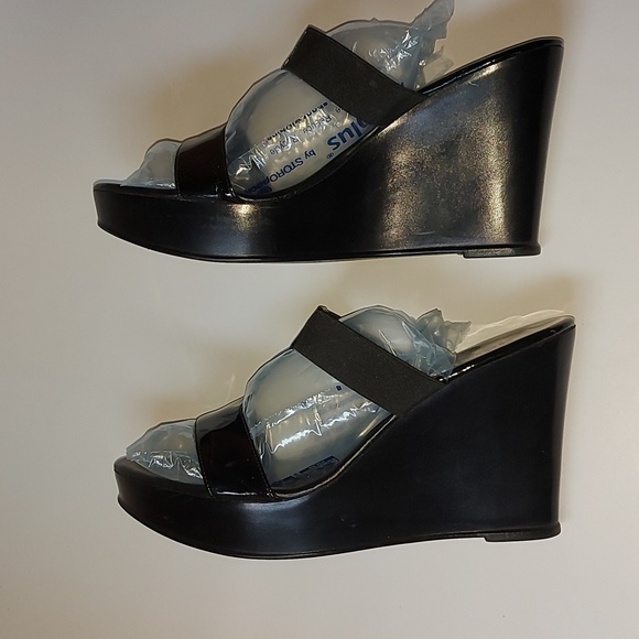 Black platform wedge by A. Gianetti, GUC, size 41 EU - Picture 5 of 12